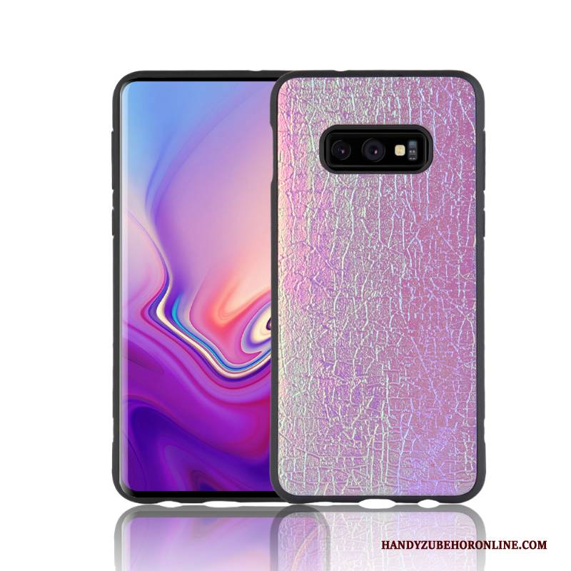 Hülle Samsung Galaxy S10e Taschen Orange Handyhüllen, Case Samsung Galaxy S10e Weiche Gelb Farbe