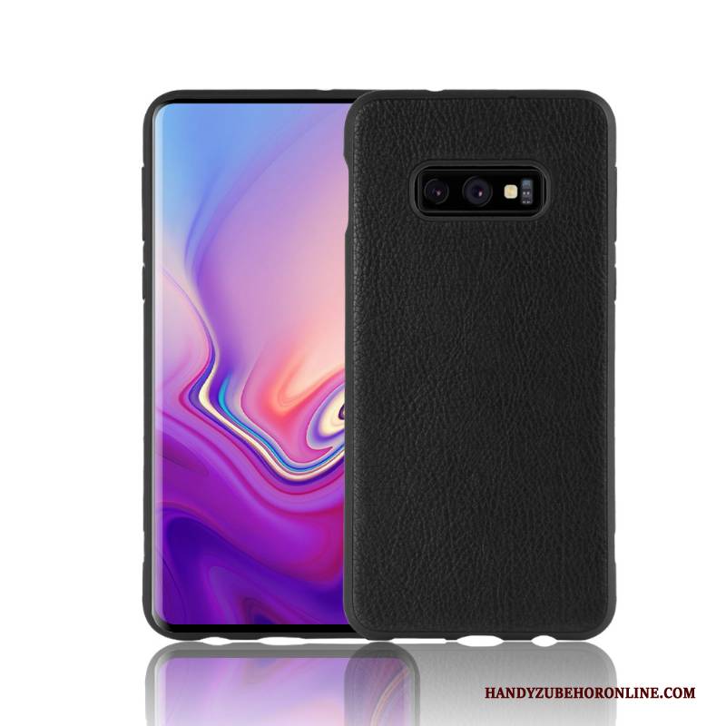 Hülle Samsung Galaxy S10e Taschen Orange Handyhüllen, Case Samsung Galaxy S10e Weiche Gelb Farbe