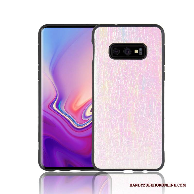 Hülle Samsung Galaxy S10e Taschen Orange Handyhüllen, Case Samsung Galaxy S10e Weiche Gelb Farbe