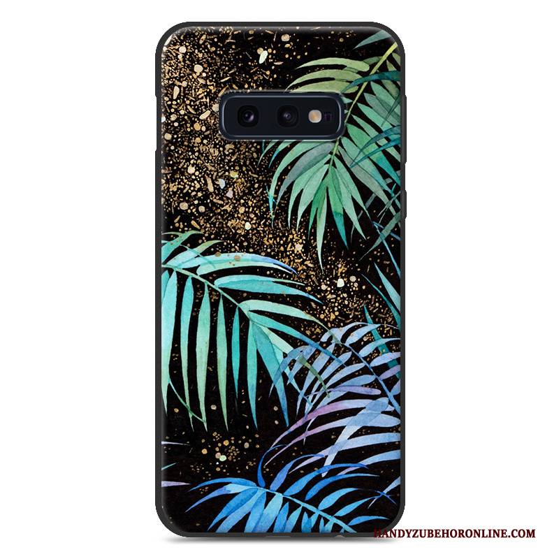 Hülle Samsung Galaxy S10e Taschen Persönlichkeit Netto Rot, Case Samsung Galaxy S10e Kreativ Trend Blau