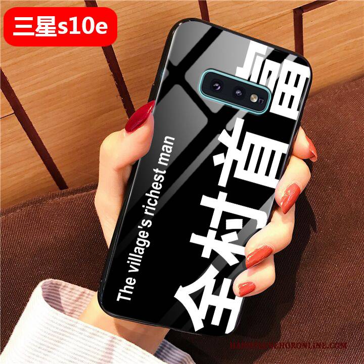 Hülle Samsung Galaxy S10e Taschen Schwarz Anti-sturz, Case Samsung Galaxy S10e Kreativ Handyhüllen Trend