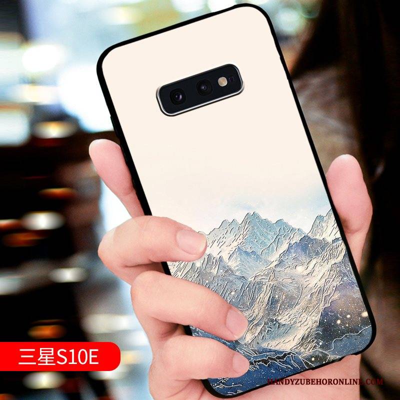 Hülle Samsung Galaxy S10e Taschen Trend Grün, Case Samsung Galaxy S10e Schutz Handyhüllen Neu