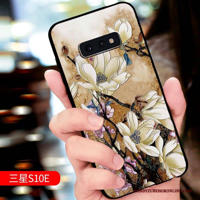 Hülle Samsung Galaxy S10e Taschen Trend Grün, Case Samsung Galaxy S10e Schutz Handyhüllen Neu