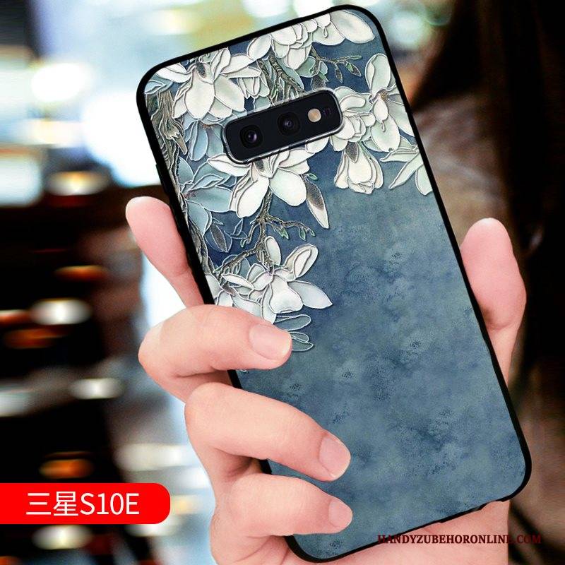 Hülle Samsung Galaxy S10e Taschen Trend Grün, Case Samsung Galaxy S10e Schutz Handyhüllen Neu