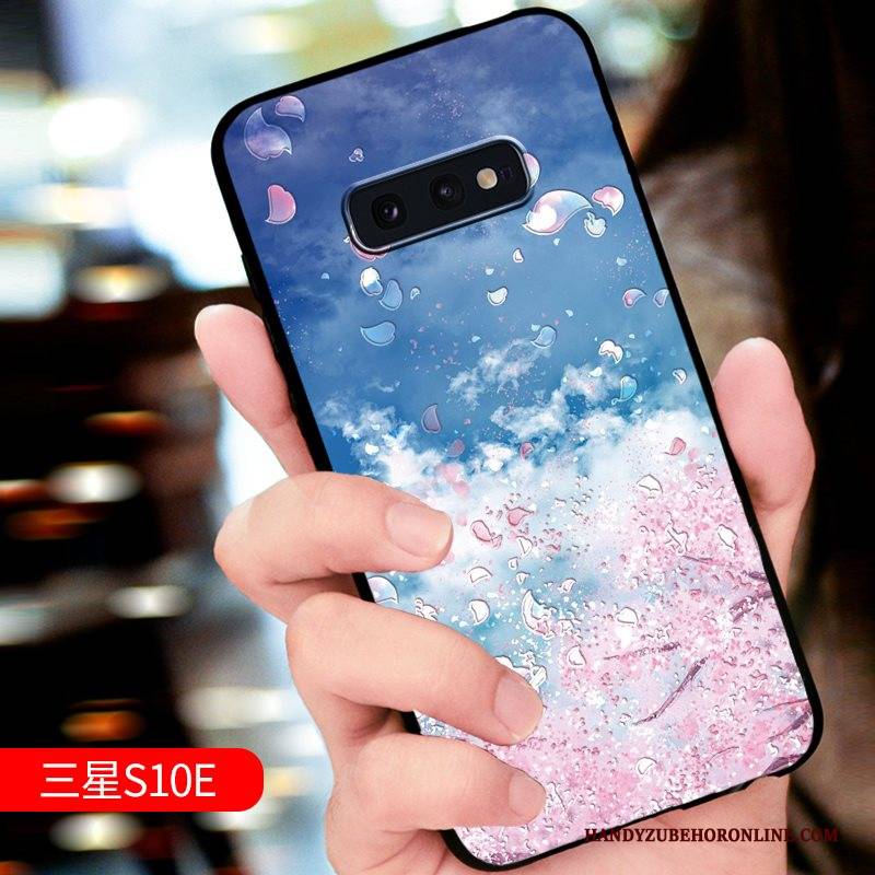 Hülle Samsung Galaxy S10e Taschen Trend Grün, Case Samsung Galaxy S10e Schutz Handyhüllen Neu