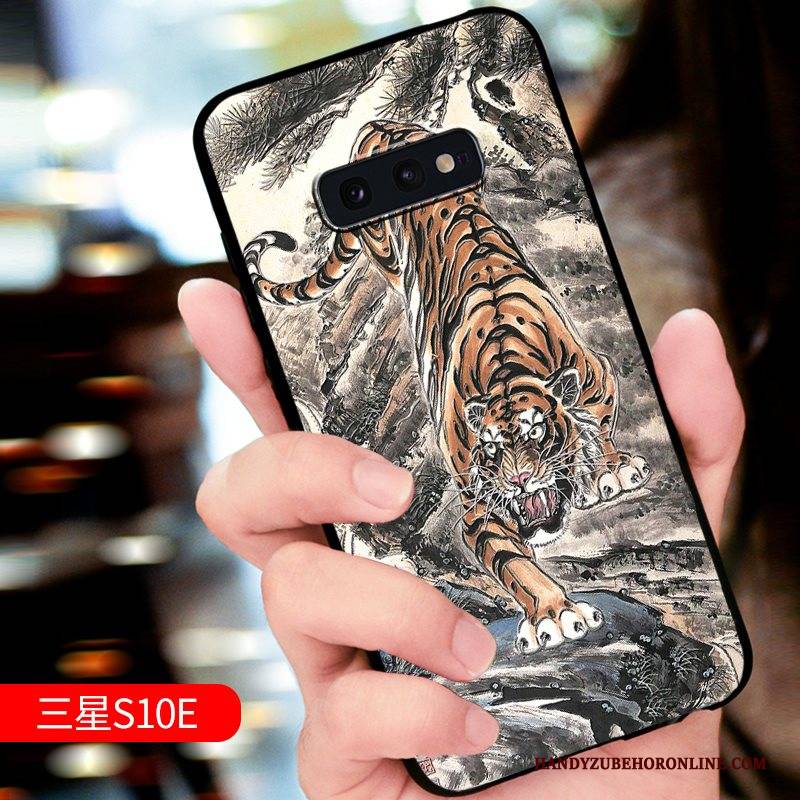 Hülle Samsung Galaxy S10e Taschen Trend Grün, Case Samsung Galaxy S10e Schutz Handyhüllen Neu