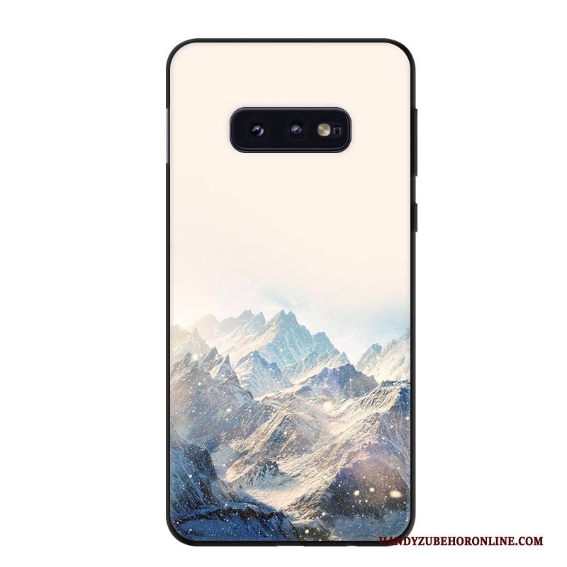 Hülle Samsung Galaxy S10e Weiche Frisch Grün, Case Samsung Galaxy S10e Schutz Handyhüllen Persönlichkeit