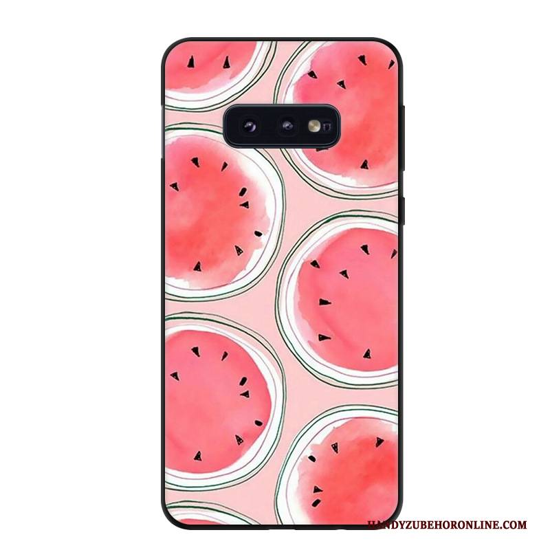 Hülle Samsung Galaxy S10e Weiche Frisch Grün, Case Samsung Galaxy S10e Schutz Handyhüllen Persönlichkeit