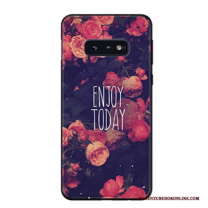 Hülle Samsung Galaxy S10e Weiche Frisch Grün, Case Samsung Galaxy S10e Schutz Handyhüllen Persönlichkeit