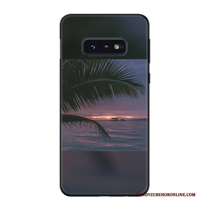 Hülle Samsung Galaxy S10e Weiche Frisch Grün, Case Samsung Galaxy S10e Schutz Handyhüllen Persönlichkeit