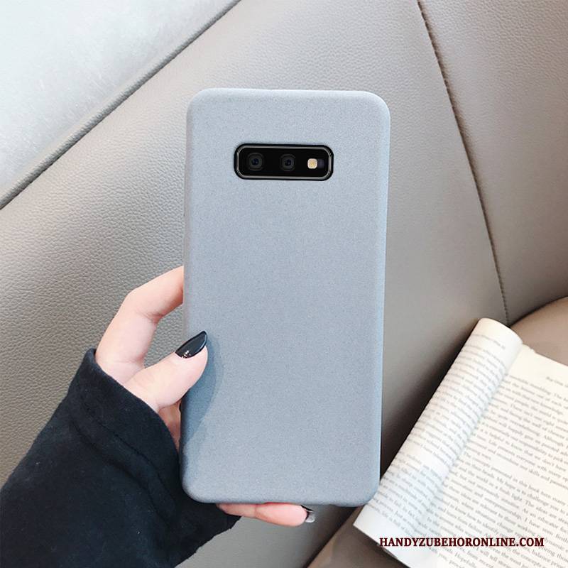 Hülle Samsung Galaxy S10e Weiche Neu Einfach, Case Samsung Galaxy S10e Silikon Nubuck Persönlichkeit