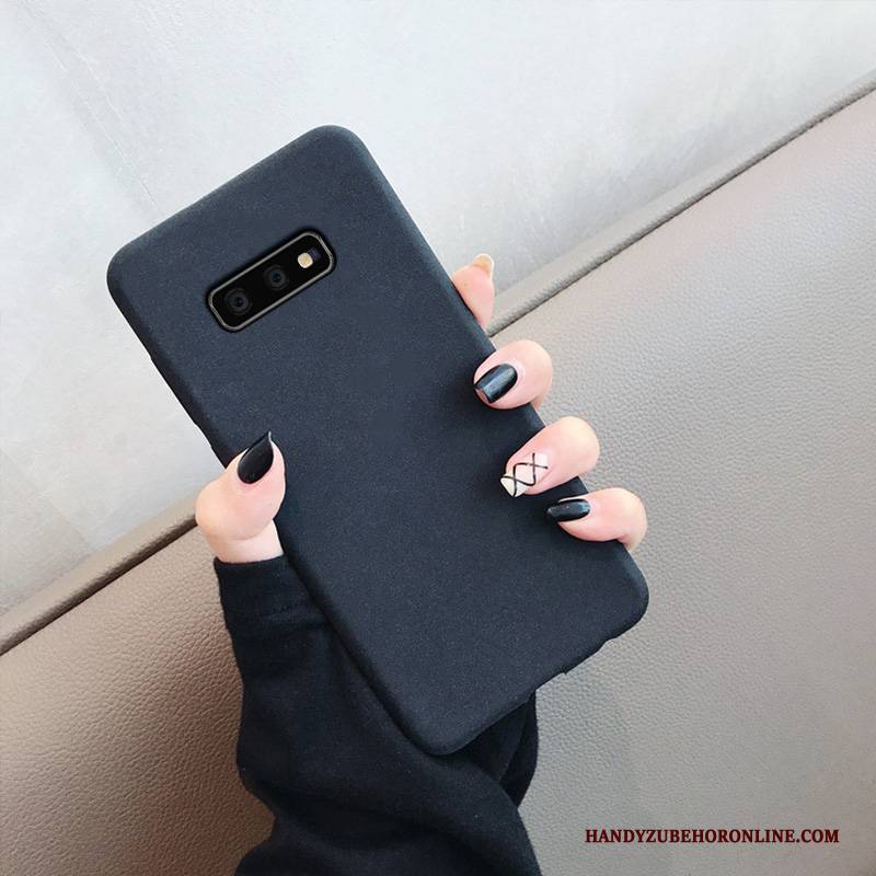 Hülle Samsung Galaxy S10e Weiche Neu Einfach, Case Samsung Galaxy S10e Silikon Nubuck Persönlichkeit