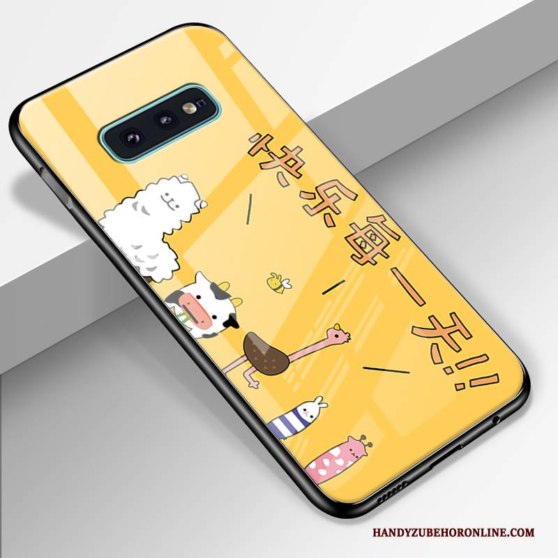 Hülle Samsung Galaxy S10e Weiche Persönlichkeit Jugend, Case Samsung Galaxy S10e Taschen Spiegel Handyhüllen