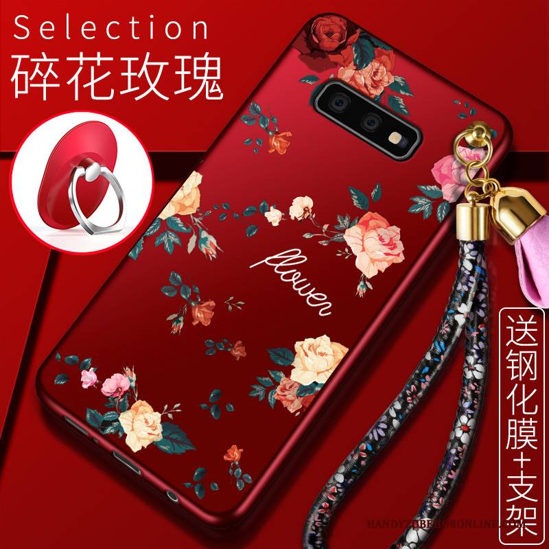 Hülle Samsung Galaxy S10e Weiche Rot Handyhüllen, Case Samsung Galaxy S10e