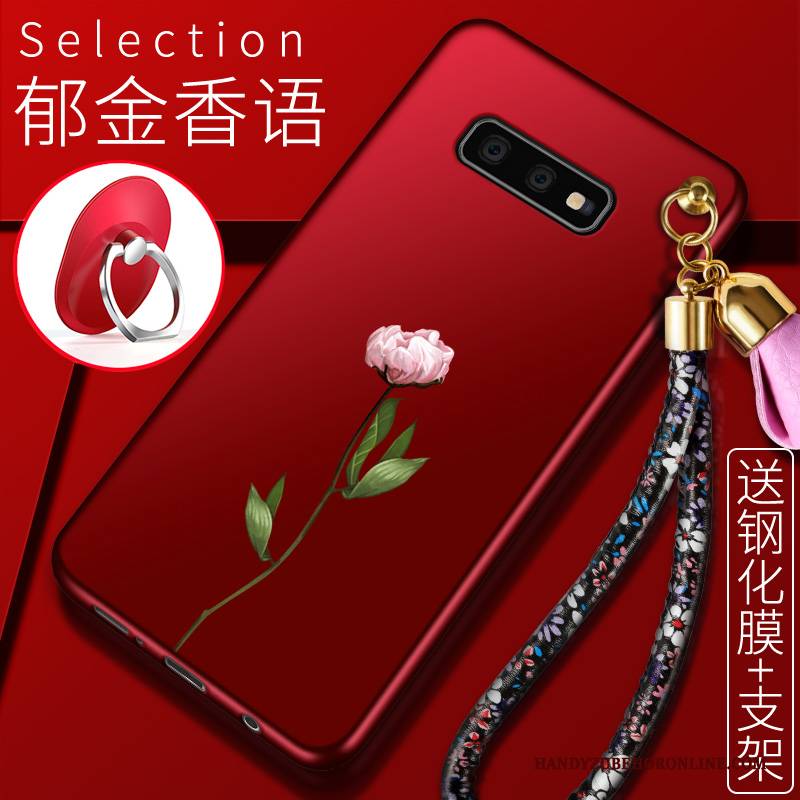 Hülle Samsung Galaxy S10e Weiche Rot Handyhüllen, Case Samsung Galaxy S10e