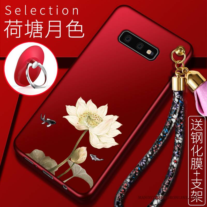 Hülle Samsung Galaxy S10e Weiche Rot Handyhüllen, Case Samsung Galaxy S10e