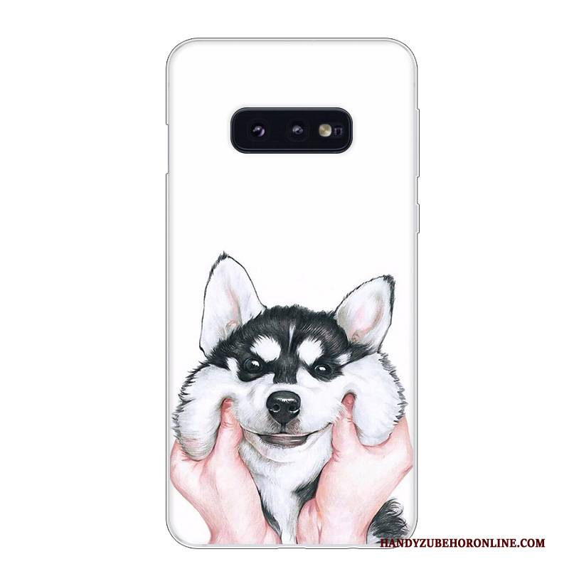 Hülle Samsung Galaxy S10e Weiche Weiß Handyhüllen, Case Samsung Galaxy S10e Silikon Blau Anti-sturz