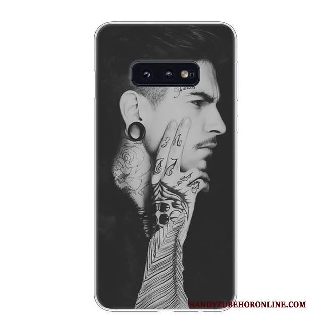 Hülle Samsung Galaxy S10e Weiche Weiß Handyhüllen, Case Samsung Galaxy S10e Silikon Blau Anti-sturz