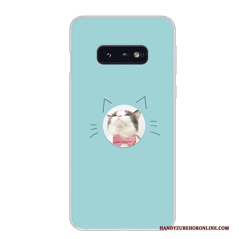 Hülle Samsung Galaxy S10e Weiche Weiß Handyhüllen, Case Samsung Galaxy S10e Silikon Blau Anti-sturz