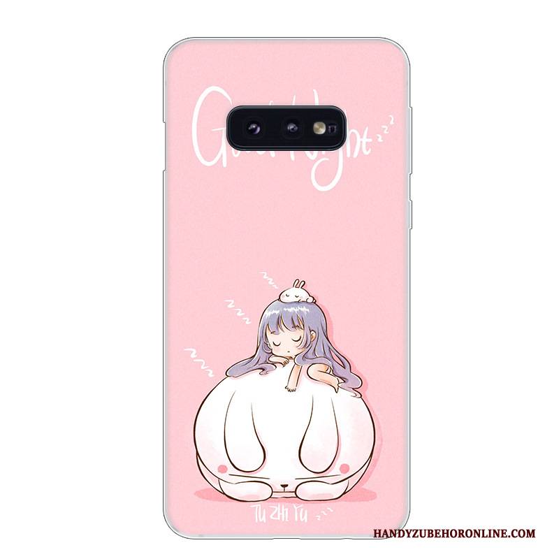 Hülle Samsung Galaxy S10e Weiche Weiß Handyhüllen, Case Samsung Galaxy S10e Silikon Blau Anti-sturz