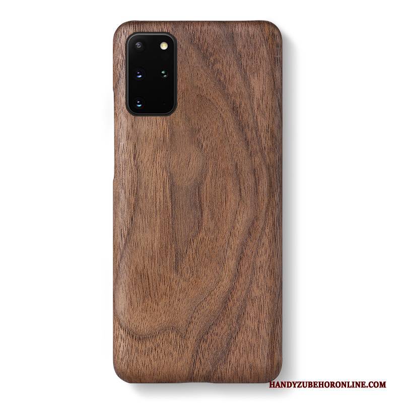 Hülle Samsung Galaxy S20+ Aus Holz Persönlichkeit Handyhüllen, Case Samsung Galaxy S20+ Taschen Anti-sturz Schwer