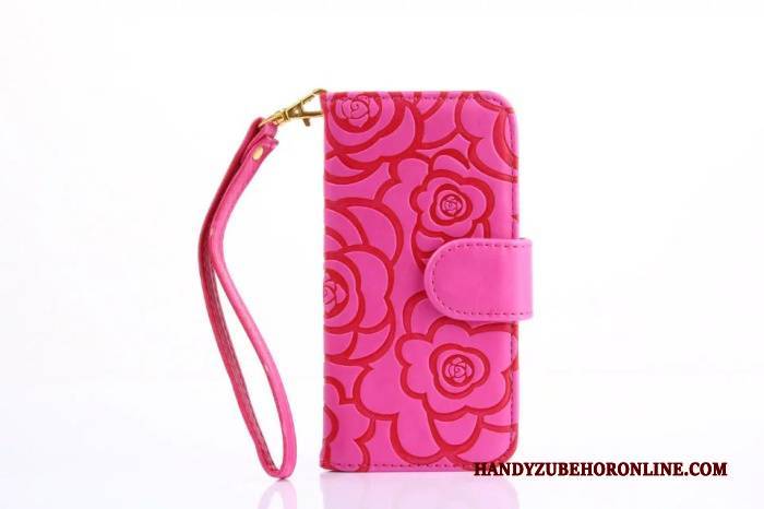 Hülle Samsung Galaxy S20+ Geldbörse Blumen Rosa, Case Samsung Galaxy S20+ Schutz