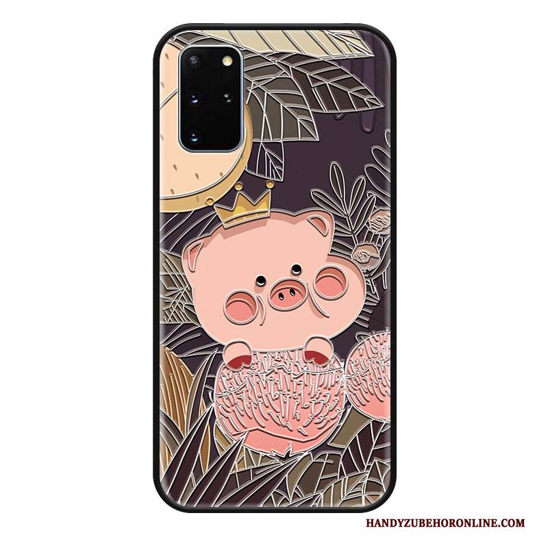 Hülle Samsung Galaxy S20+ Karikatur Spät Nubuck, Case Samsung Galaxy S20+ Silikon Handyhüllen Trend