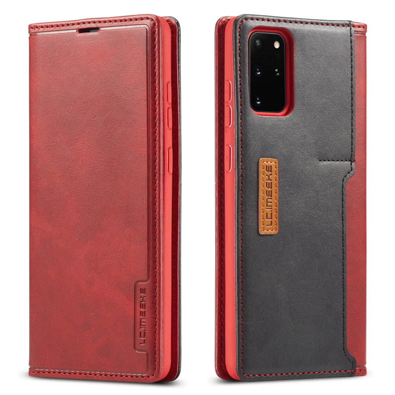 Hülle Samsung Galaxy S20+ Lederhülle Membran Gelb, Case Samsung Galaxy S20+ Taschen Pu Anti-sturz