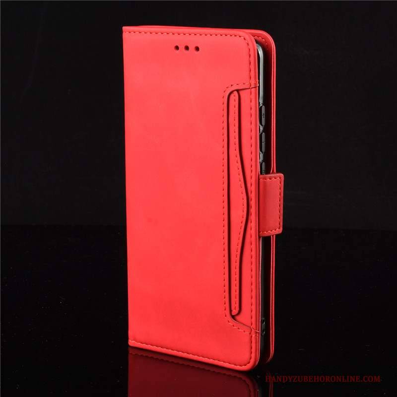 Hülle Samsung Galaxy S20 Lederhülle Rot Business, Case Samsung Galaxy S20 Schutz Fühlen