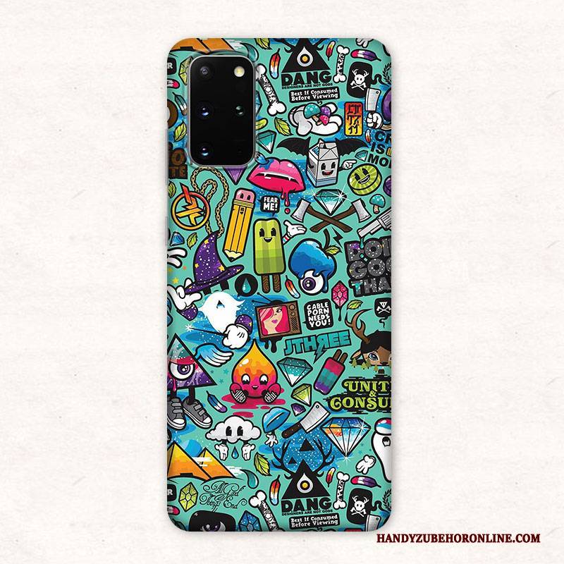 Hülle Samsung Galaxy S20+ Silikon Graffiti Handyhüllen, Case Samsung Galaxy S20+ Weiche Trendmarke Neu