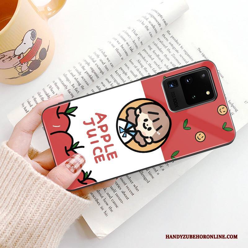 Hülle Samsung Galaxy S20 Ultra Kreativ Glas Spiegel, Case Samsung Galaxy S20 Ultra Karikatur Persönlichkeit Anti-sturz