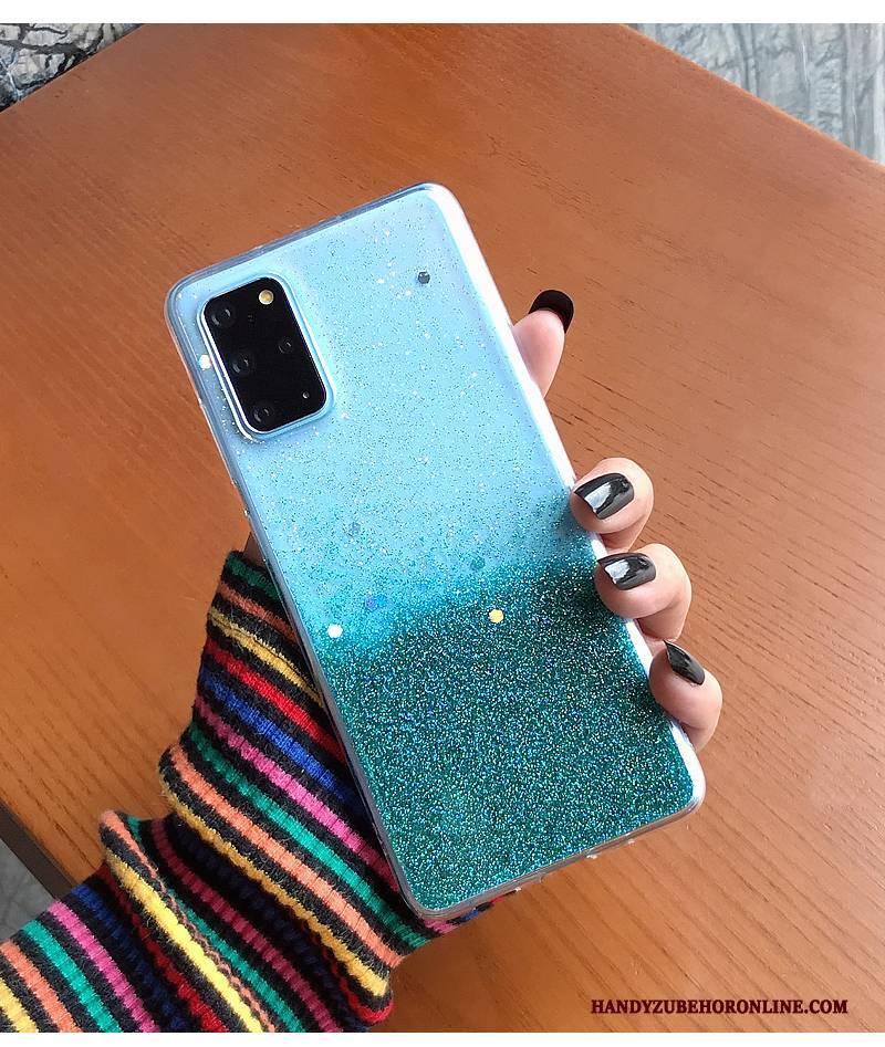 Hülle Samsung Galaxy S20 Weiche Handyhüllen Hängende Verzierungen, Case Samsung Galaxy S20 Silikon Pulver Bunt