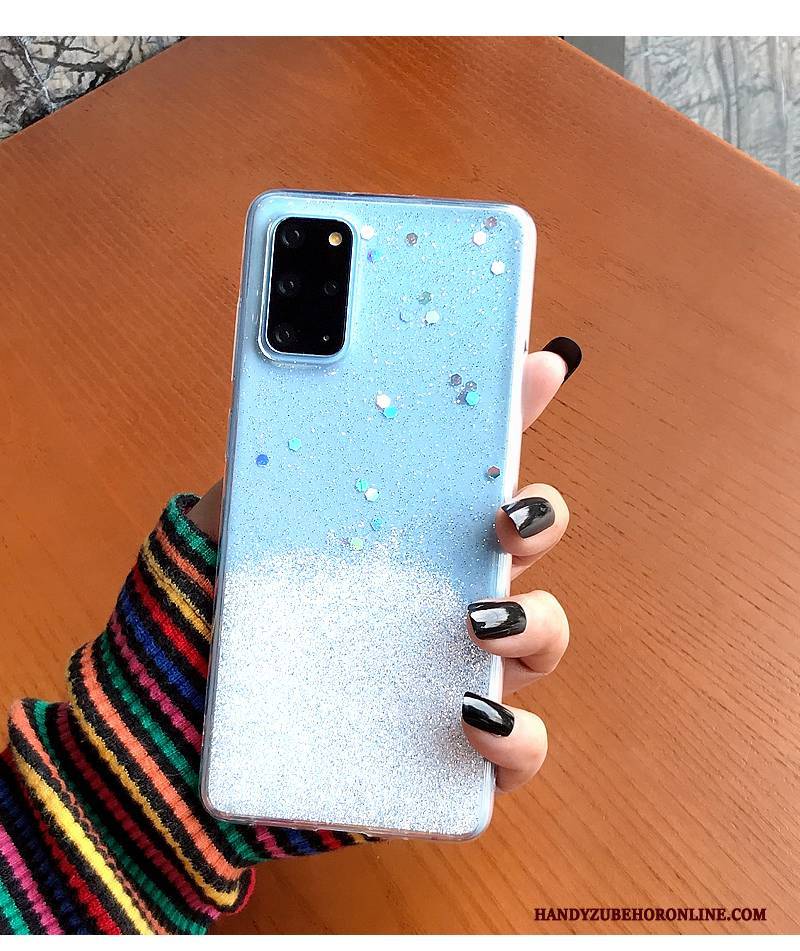 Hülle Samsung Galaxy S20 Weiche Handyhüllen Hängende Verzierungen, Case Samsung Galaxy S20 Silikon Pulver Bunt