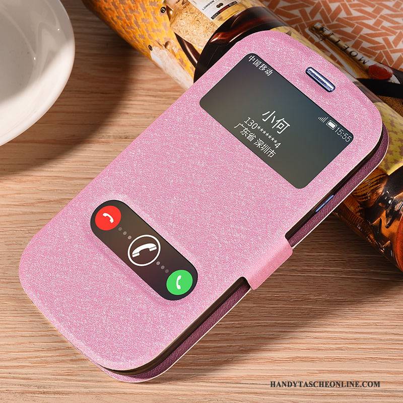 Hülle Samsung Galaxy S3 Folio Trend Rosa, Case Samsung Galaxy S3 Lederhülle Handyhüllen