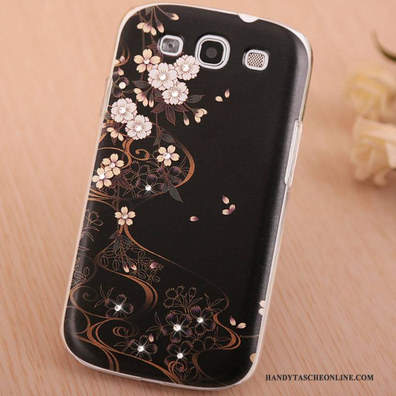 Hülle Samsung Galaxy S3 Gemalt Handyhüllen Trend, Case Samsung Galaxy S3 Strass Lila