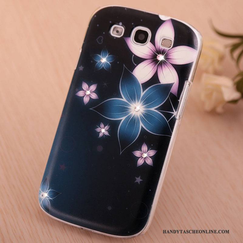 Hülle Samsung Galaxy S3 Gemalt Handyhüllen Trend, Case Samsung Galaxy S3 Strass Lila