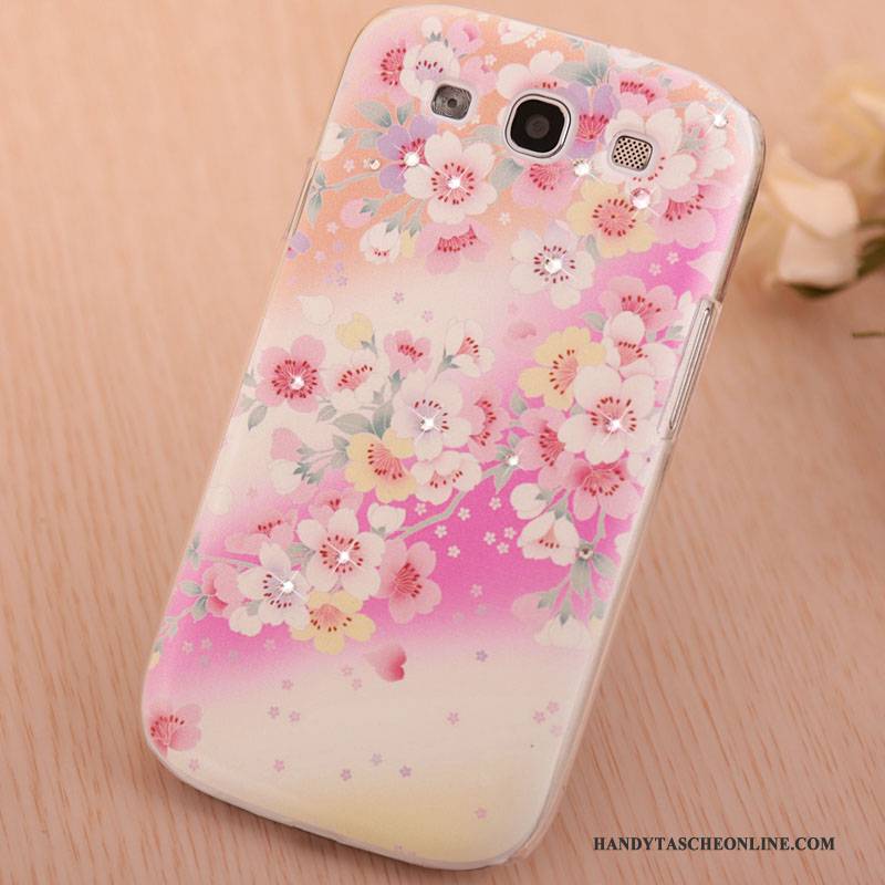 Hülle Samsung Galaxy S3 Gemalt Handyhüllen Trend, Case Samsung Galaxy S3 Strass Lila