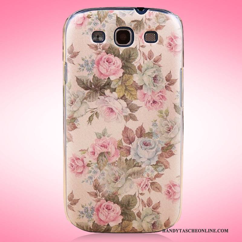 Hülle Samsung Galaxy S3 Gemalt Neu Handyhüllen, Case Samsung Galaxy S3 Schutz Trend Rosa