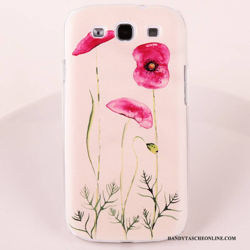 Hülle Samsung Galaxy S3 Gemalt Schwer Trend, Case Samsung Galaxy S3 Schutz Handyhüllen Rosa