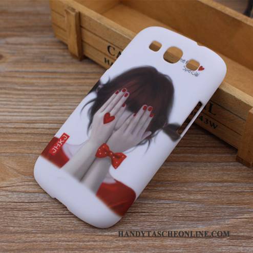 Hülle Samsung Galaxy S3 Karikatur Blau Handyhüllen, Case Samsung Galaxy S3 Schutz Schwer Nubuck