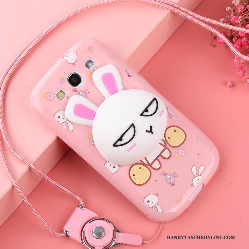 Hülle Samsung Galaxy S3 Karikatur Handyhüllen Rosa, Case Samsung Galaxy S3 Weiche Anti-sturz