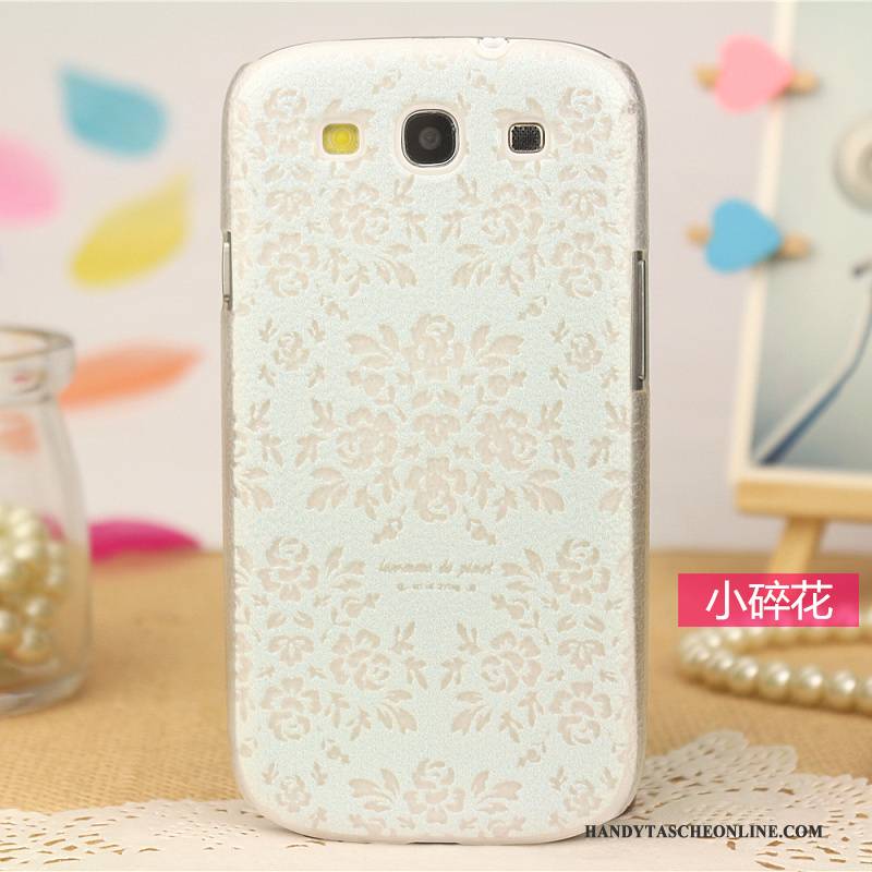 Hülle Samsung Galaxy S3 Leder Handyhüllen Muster, Case Samsung Galaxy S3 Schutz Trend Rosa