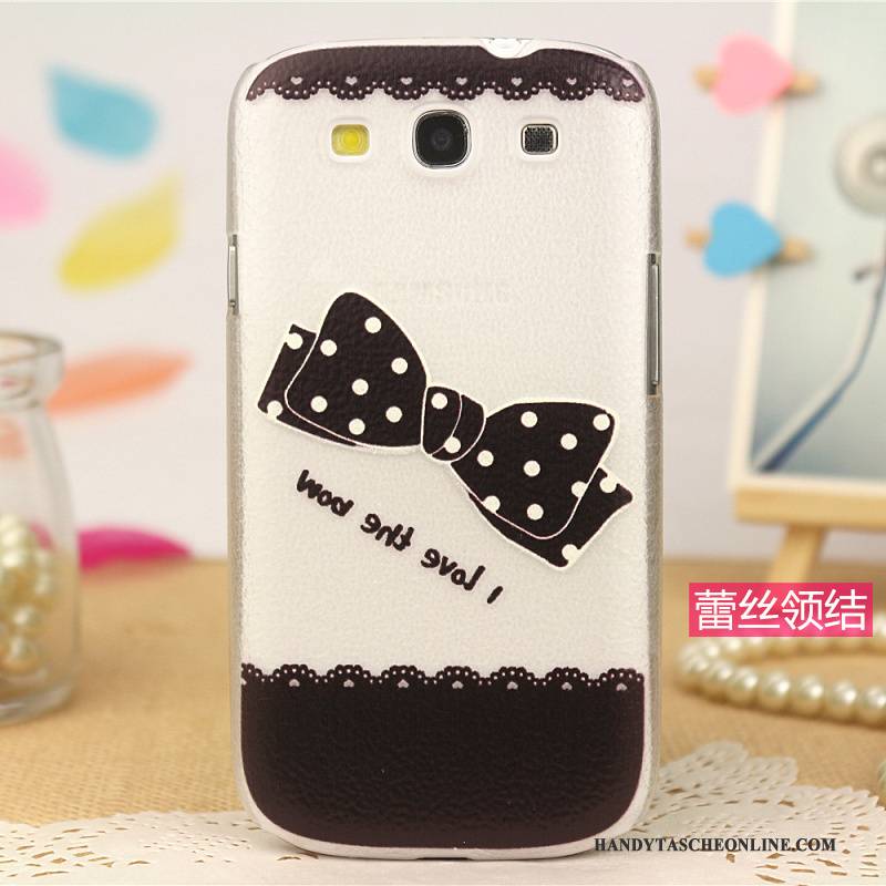 Hülle Samsung Galaxy S3 Leder Handyhüllen Muster, Case Samsung Galaxy S3 Schutz Trend Rosa