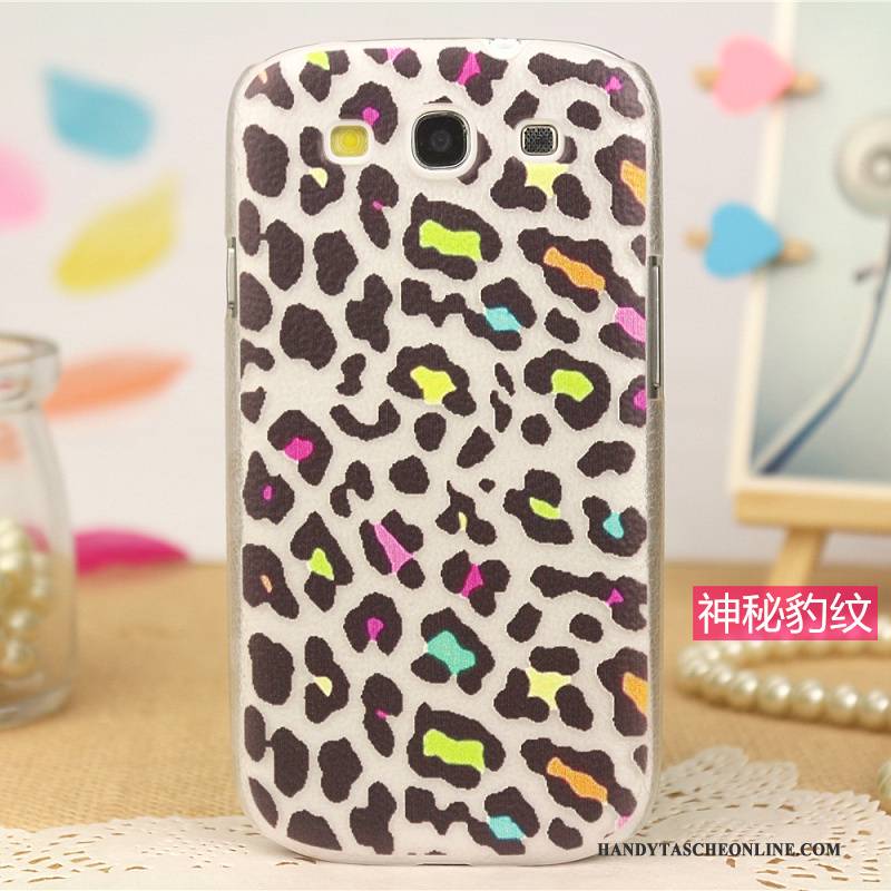 Hülle Samsung Galaxy S3 Leder Handyhüllen Muster, Case Samsung Galaxy S3 Schutz Trend Rosa