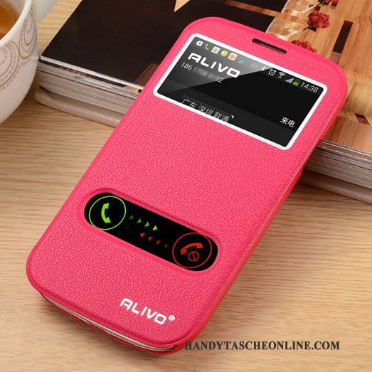 Hülle Samsung Galaxy S3 Lederhülle Handyhüllen Weiß, Case Samsung Galaxy S3 Schutz Anti-sturz