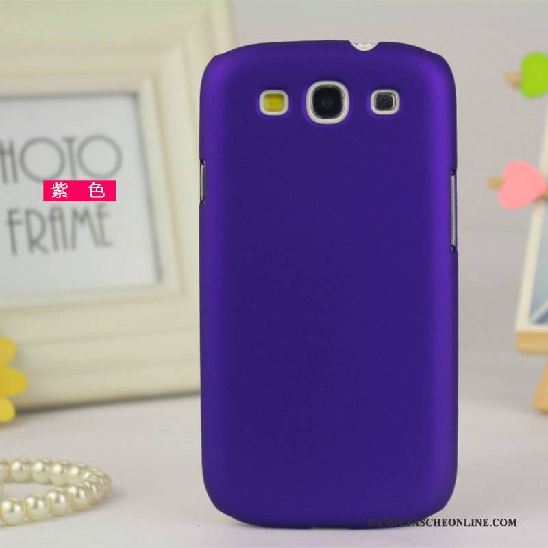 Hülle Samsung Galaxy S3 Schutz Nubuck Handyhüllen, Case Samsung Galaxy S3 Rot Leicht