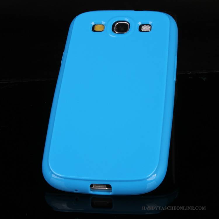 Hülle Samsung Galaxy S3 Silikon Handyhüllen Blau, Case Samsung Galaxy S3 Schutz