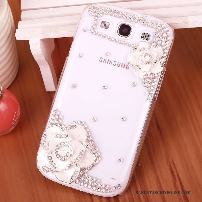 Hülle Samsung Galaxy S3 Strass Handyhüllen Lila, Case Samsung Galaxy S3 Schutz Schwer