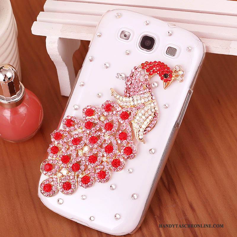 Hülle Samsung Galaxy S3 Strass Handyhüllen Lila, Case Samsung Galaxy S3 Schutz Schwer