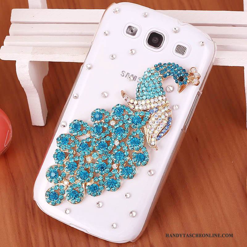 Hülle Samsung Galaxy S3 Strass Handyhüllen Lila, Case Samsung Galaxy S3 Schutz Schwer